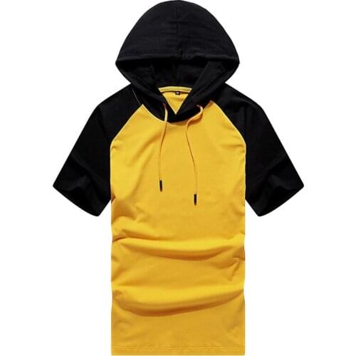 JUCHU TOP Men's T-shirts With A Hood