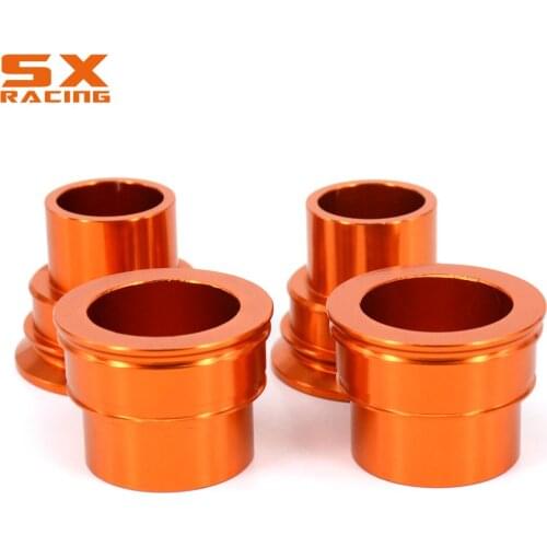 Motorcycle Front And Rear Wheel Hub Spacer Set For KTM SX SXF XCF EXC EXCF EXCW SMR 125 250 300 350 400 450 525 530 Dirt Bike
