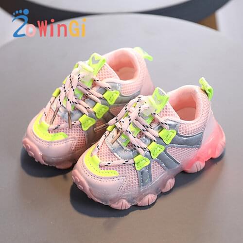 Size 21-30 Shoes for Kids Boys with Light Sneakers for Toodlers Girls Anti-Slippery Sneakers pantufa infantil Led Sneakers Kids