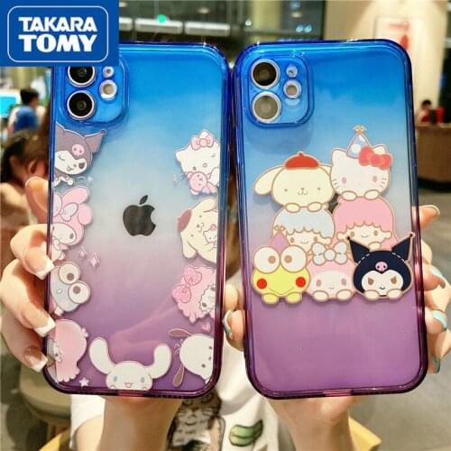 Takara Tomy Cartoon Cute Silicone Phone Case for IPhone 7/8P/X/XR/XS/XSMAX/11/12PRO/12 Phone Couple Protection Case