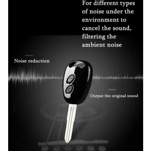 Kebidumei Mini Digital Voice Recorder Micro Car Key Sound Recorder Long Distance Voice Recorder 8GB/16GB MP3 Player Dictaphone