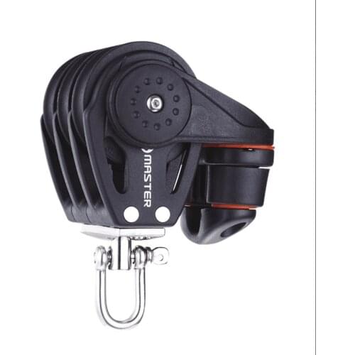 Sailboat Hardware 40mm 1 9/16" Triple Swivel Shackle Fairlead Cleat Block BB-0412F