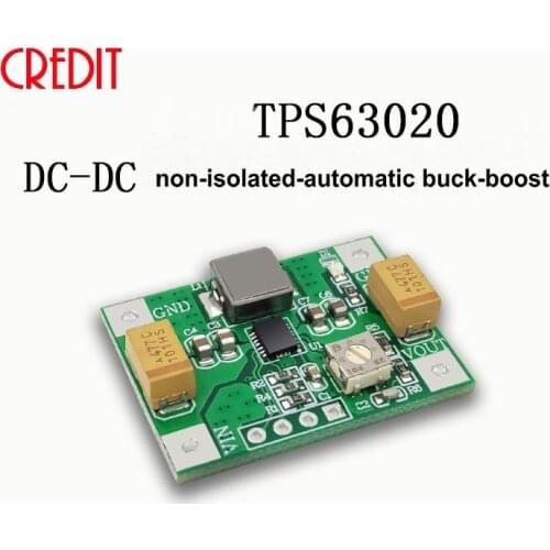 TPS63020 Automatic Buck-boost Power Module Lithium Battery Low Ripple Voltage Conversion 1.2V-5.5V