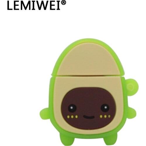 Cartoon USB Pendrive Cute Avocado Baby 64GB 32GB 16GB 8GB Memory Stick USB 2.0 Flash Drive Creative Personalized Gift U Disk