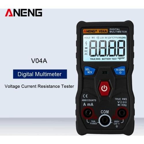 ANENG V04A Measurement Digital Multimeter Testers Automotive Electrical Transistor Voltage Current Resistance Frequency Tester