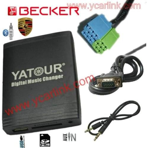 Yatour Music USB SD AUX Adapter Changer for Porsche Mercedes Benz Ford Becker 2234 CDR21 BE2340 Monza CDR-220 CD Radio Charger