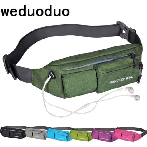 Weduoduo Men Waist Bag Pack Travel Phone Belt Bag Pouch for Women Men Shoulder bag Canvas Fanny pack Casual Hip pack Men Bag