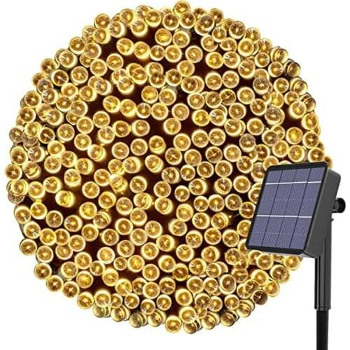 Solar Lights Outdoor Garden garland Waterproof IP65 8 Modes Solar String Lights Trees Home Wedding Exterior terrace decoration
