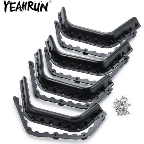 YEAHRUN 1:10 RC Crawler Car Fender Flares for 1/10 AXIAL SCX10 D90 RC Climbing Car Decoration Parts
