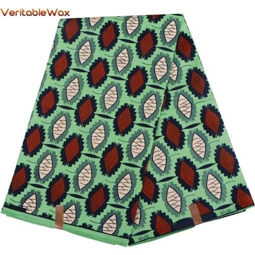 Ankara Africa printed batik fabric real wax patchwork sewing dress material artwork accessory high quality 100% polyester FP6036