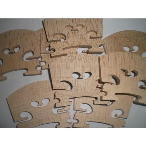 10PCs Best Quality Maple VIOLA bridge Viola parts aged maple bridge 50mm 48mm 46mm