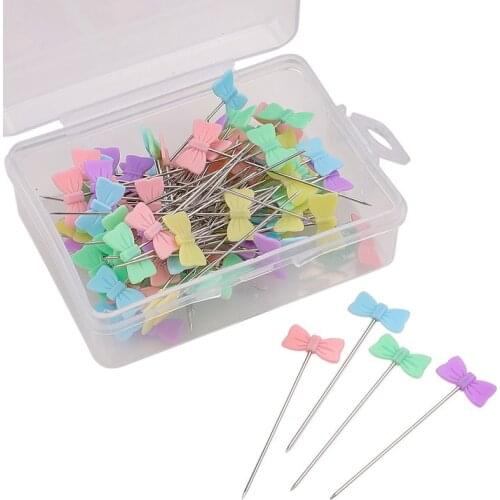 100pcs/Box DIY Sewing Pins Multi-color Dressmaking Straight Pins Embroidery Patchwork Pins Accessories Tools Sewing Needle