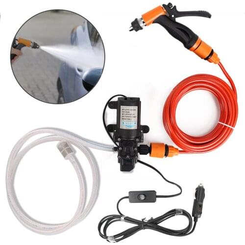 12V Car Adapter Washer Pump Set High Pressure Gun 8m Hose Electric Wash Tool Clean Machine Motorcycle 4x4 Automobile Accessories