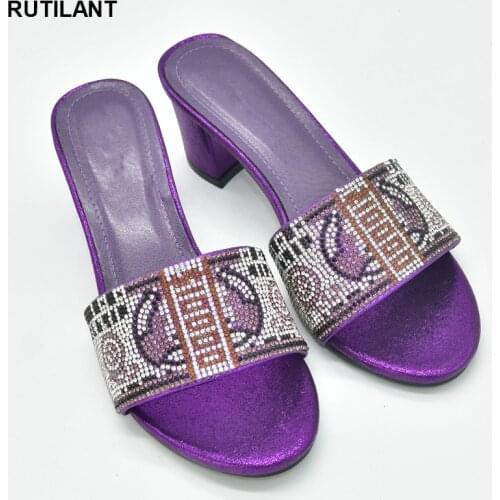 2021 Fashion Women Ladies Dress Shoes Open Toe Shoes Plus Size Women Shoes 43 Nigerian Women Sandals for Party Slip on Pumps