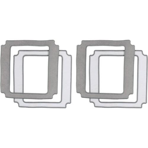 4Pcs Replacement Cleaning Pad for Ecovacs Winbot W850, Robot Cleaner Window Automatics