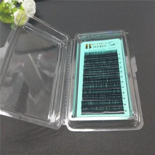 Free shipping Flat Ellipse Eyelash Extensions ellipse shaped natural light false ellipse eyelashes shiny cashmere lashes