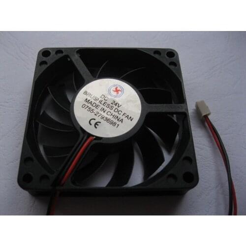 1 Pcs Brushless DC Cooling Fan 11 Blade 7015S 24V 70x70x15mm