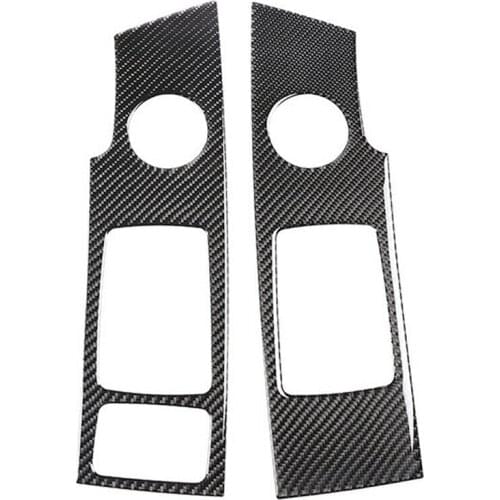 Carbon Fiber Side Air Vent Outlet Panel Cover Trim for Honda CR-V CRV 2007-2011