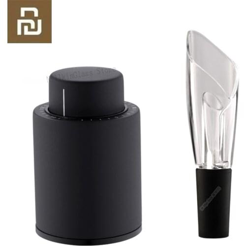 Youpin Wine Stopper Vacuum Memory Wine Electric Circle Joy Wine Corks Metal Digital scale