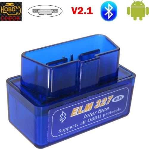 ELM 327 V2.1 OBDII Scanner Elm327 Bluetooth OBD2 Car Diagnostic Scanner For Android Elm-327 OBD 2 Diagnostic Tool 20pcs/bale
