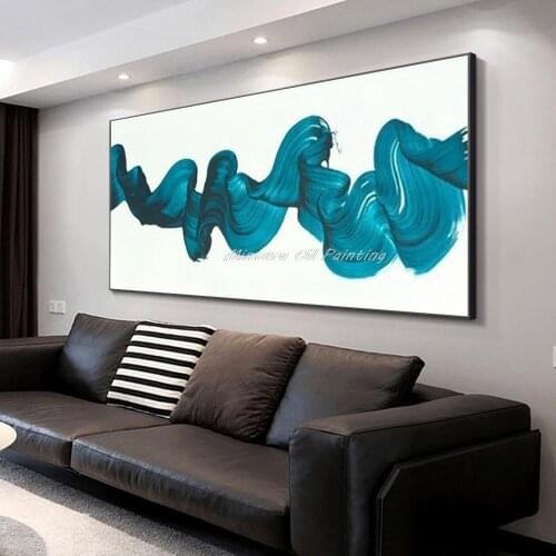 100% Handpainted High Q.Modern Abstract Best-selling Oil Painting Canvas Wall Art Pictures Living Room Home Decoration 50X100CM