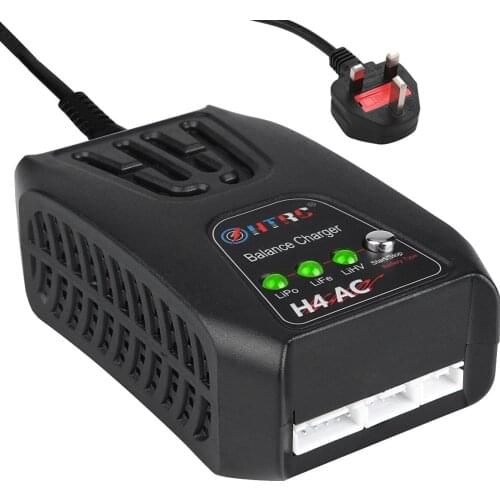 HTRC H4 20W 2A Mini Blance Charger for 2-4s Lipo/LiFe/LiHV Battery Compact Lipo Balance Charger for Airplane