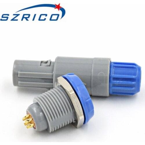M14 plastic connector Male Plug and socket 2 3 4 5 6 7 8 9 10 14 Pin Receptacle Plastic Medical Facility Connector