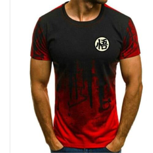 Fashionable Mens 3d T-shirt Hand-painted Ink Printing Casual Sportswear Mens T-shirt Summer Childrens Casual Top
