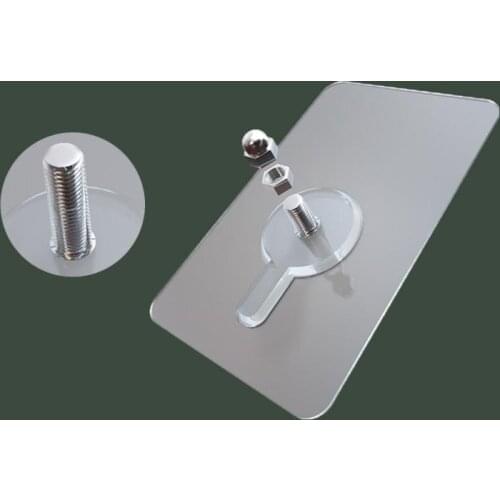 No Trace Stickers Nail Free Wall Hook Screw Adhesive Non-Trace No Drilling Bathroom Kitchen Living Room,bedroom,utensils Install