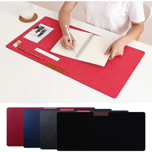 Desk Non-slip Wool Organizer Computer Desk Mat Felt Laptop Cushion Desk Mat Modern Table Keyboard Mouse Pad Office Accessories
