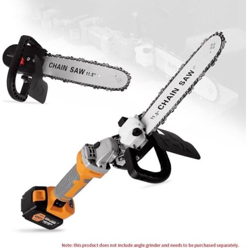 Multifunctional Logging Saw Angle Grinder Transfer Portable Variable Electric Chain Saw For Cutting Grinding Metal Stone