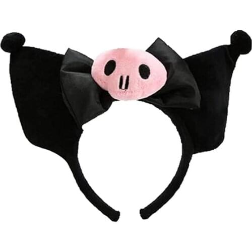 Anime Melody Headband Cute Cosplay Soft Pink Skull Headwear Hair Accessories For Girl Fans Gift