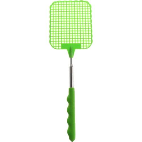 Fly Swatter Extendable Manual Flapper Kill Mosquitoes Flies Pest Control