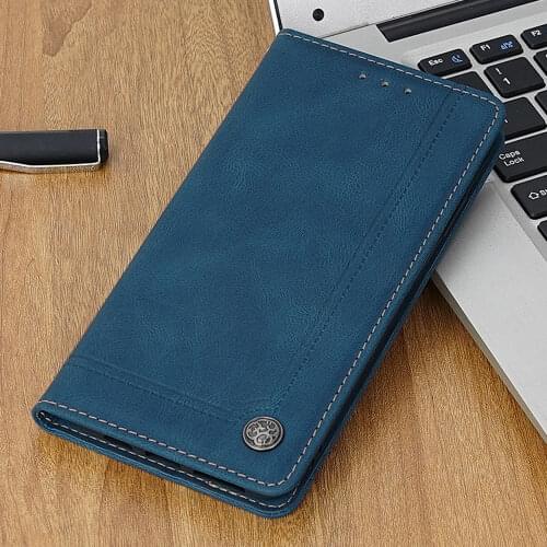 Luxury Retro Leather Flip Cover For Xiaomi MI 10T Pro Case Wallet Card Stand Magnetic Book Cover For Xiomi MI 10 T lite Coque