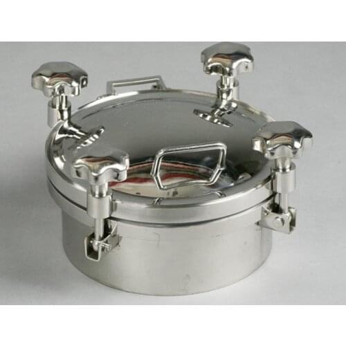 Sanitary 200Mm Round Pressure Tank Manhole Cover Stainless Steel Epdm/silicon