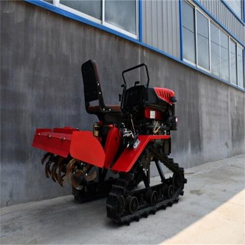 Agricultural Land Mini Tractor Trencher Soil Tillage Rotary Tiller Diesel Power Small Cultivator