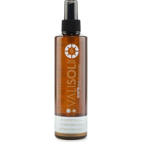 Valisol SPF6 sunscreen oil with tanning accelerator-250ml