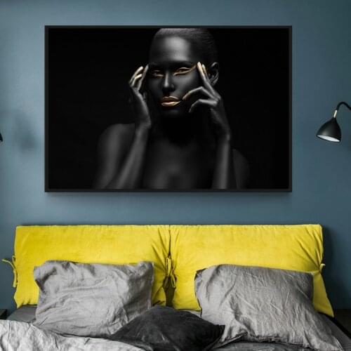 Modern Photo Pictures Sexy Girl Lips Black Model Canvas Painting Wall Art For Living Room Posters And Prints Buy purchase link i