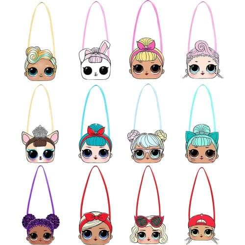 LOL Surprise Doll Cartoon Bags Childrens Small Handbags Girls' Small Bags Purses Crossbody Children Hand Bag Cute Little Bag