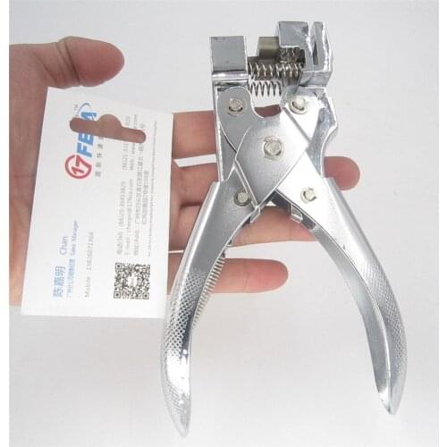 T Slot Shape Cut PVC Plastic ID Cutter Paper Tag Tool Plier Hole Identity Puncher Punch stationery Office Badge Card paperboard