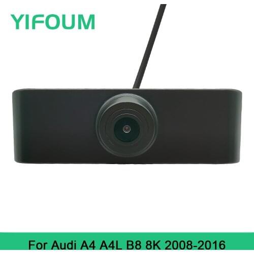 YIFOUM HD CCD Car Front View Parking Night Vision Positive Waterproof Logo Camera For Audi A4 A4L B8 8K 2008-2013 2014 2015 2016