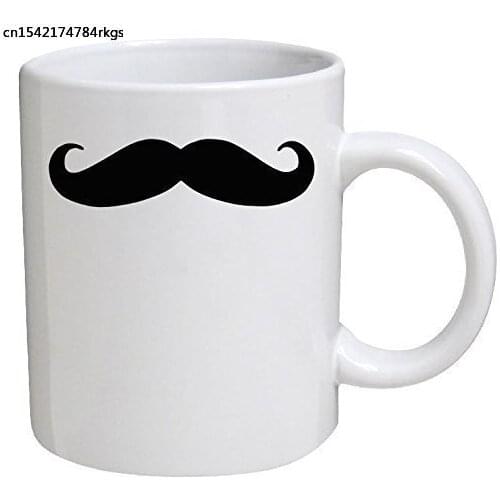 Funny Mug Moustache Mustache 11 OZ Coffee Mugs