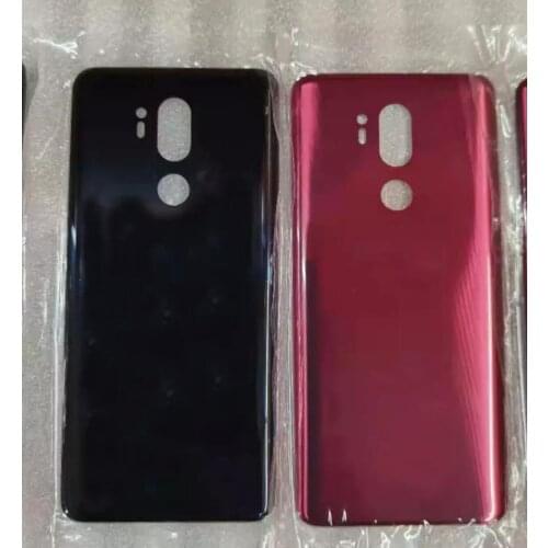 100% Original Back Housing Glass Rear Battery Cover For LG G7 G7+ ThinQ G710 Rear Panel With Adhesive Replacement Repair Parts