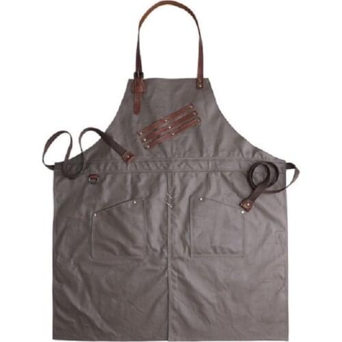 A003 New Canvas Apron Barista Bartender Baker Chef Catering Uniform Florist Carpenter Tattoo Artist Painter Gardener Work Wear