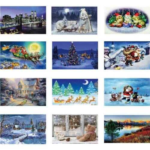 5D DIY Diamond Painting Full Square Scenery Rhinestones Pictures Diamond Embroidery Sale Landscape Diamond Cross-sea bridge