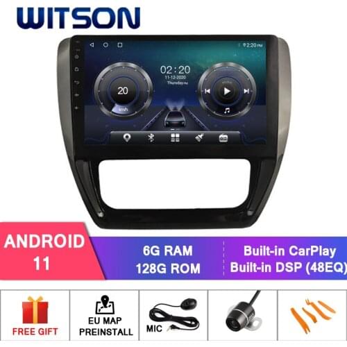 WITSON 10.2'' big screen Android 10 octa core 4GB RAM CAR RADIO FOR VOLKSWAGEN Sagitar/Jetta 2012-2014 Auto Air-Conditioner