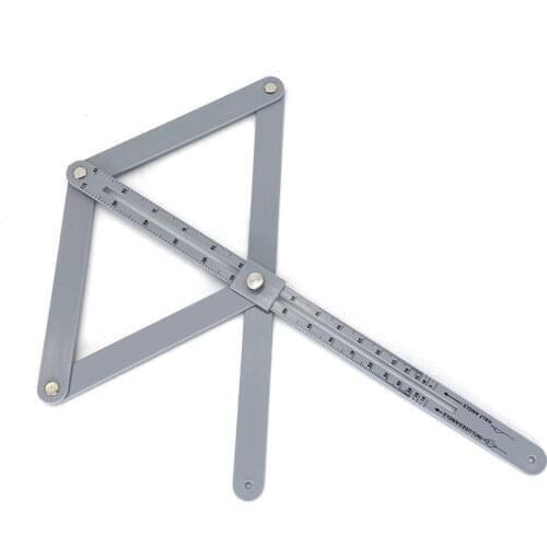 Wooden Construction Rulers Diagonal Ruler Precision Measurement Angle Ruler Construction Woodworking Linear Tool For Contractors