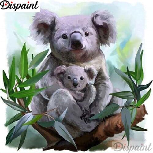 Dispaint 5D DIY Diamond Embroidery Full Display "Animal raccoon" Diamond Painting Square/Round Rhinestones Decor Art A27536