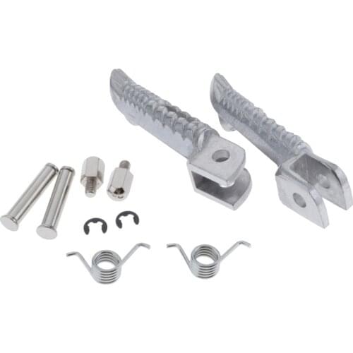 Chrome Motorcycle Front Footrests Foot Pegs For Suzuki GSXR600 GSXR750 2001-2018
