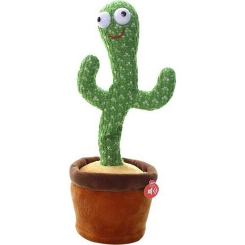 Cactus Plush Doll Funny Educational Cute Dancing Cactus Stuffed Stress Relief Venting Joking Decompression Toys for Valentines